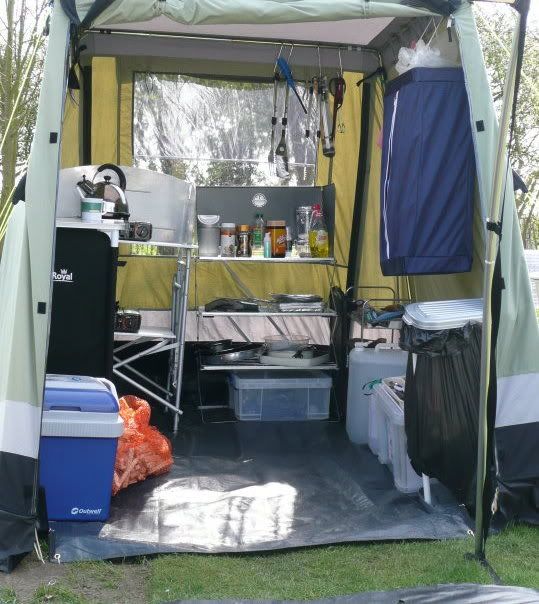 utility tent for cooking